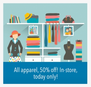 Clothing Store Illustration, HD Png Download, Transparent PNG