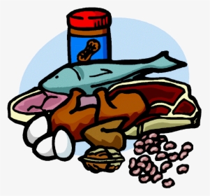 Download Meat Fish Eggs And Beans Clipart Meat Fish - Meat Fish Eggs And Beans, HD Png Download, Transparent PNG