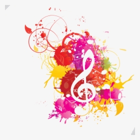 Musical Note Watercolor Painting Musical Notation - Transparent Watercolor Music Notes, HD Png Download, Transparent PNG