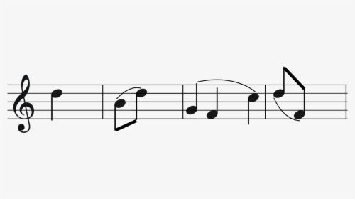 Music Notes On One Line, HD Png Download, Transparent PNG