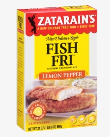 Lemon Pepper Fish Fri - Zatarain's Lemon Pepper Seasoned Fish Fry, HD Png Download, Transparent PNG