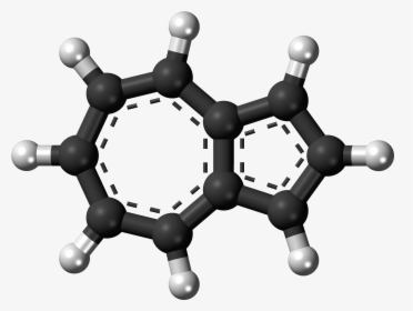 Azulene Molecule Ball - Psilocybin Chemical Structure 3d, HD Png Download, Transparent PNG