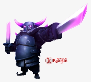 Barbarian King & Archer Queen - Clash Royale Gif Pekka, HD Png Download, Transparent PNG