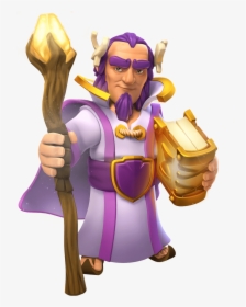Transparent Clash Royale Characters Png - Clash Of Clans Grand Warden, Png Download, Transparent PNG