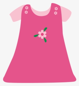 Baby Girl Pink Dress - Girl Dress Clip Art, HD Png Download, Transparent PNG