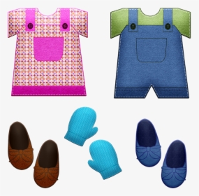 Baby Clothes, Boy, Girl, Shoes, Mittens, Dress - Bag, HD Png Download, Transparent PNG