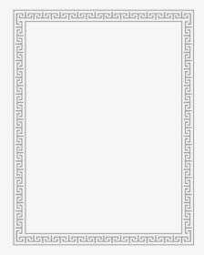 Gray Border Frame Png File - Simple Border For Word Document, Transparent Png, Transparent PNG