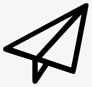 Paper Aeroplane - Aeroplane Icon, HD Png Download, Transparent PNG