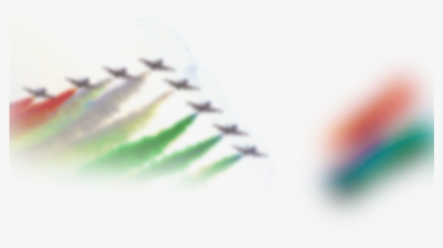 Indian Flag Aeroplane With Smoke Png - 15 August Png Hd, Transparent Png, Transparent PNG