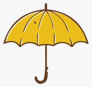 Umbrella Yellow Clip Art - Umbrella Clipart Transparent Background, HD Png Download, Transparent PNG