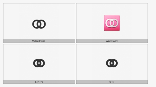Marriage Symbol On Various Operating Systems - Circle, HD Png Download, Transparent PNG