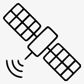 Space Orbit Wireless Connection - Draw Communication Satellite Drawing, HD Png Download, Transparent PNG