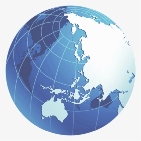 Globe Map Blue Spherical Recruitment Transprent Png - El Mundo Hd Png, Transparent Png, Transparent PNG