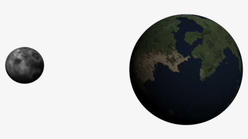 1372487221 Ksp Kerbin Mun - Earth, HD Png Download, Transparent PNG