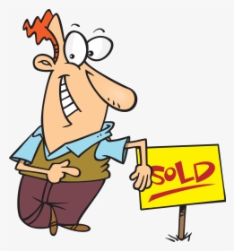 Seller Or Buyer A Thank You Gift - House Seller Cartoon, HD Png Download, Transparent PNG