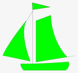 Sail Boat Clip Art - Boat Clip Art Blue, HD Png Download, Transparent PNG