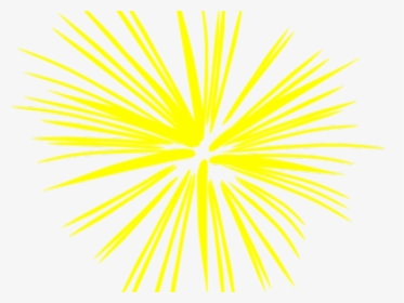 Fireworks Clipart Yellow - Fireworks Clip Art, HD Png Download, Transparent PNG