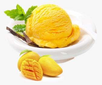 Mango Ice Cream - Mango Ice Cream Background, HD Png Download, Transparent PNG