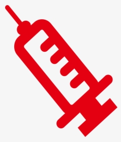 Vector Syringe Red Medical Symbol - Clip Art Hepatitis B, HD Png Download, Transparent PNG