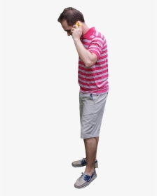 Man On The Phone Png - Person Using Phone Png, Transparent Png, Transparent PNG