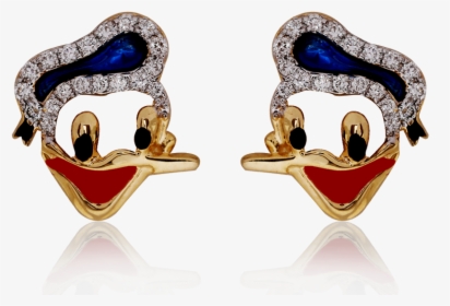 Iconic Donald Duck Enamel Earrings - Earrings, HD Png Download, Transparent PNG