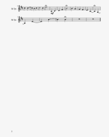 Dovahkiin Sheet Music 2 Of 2 Pages - Sheet Music, HD Png Download, Transparent PNG
