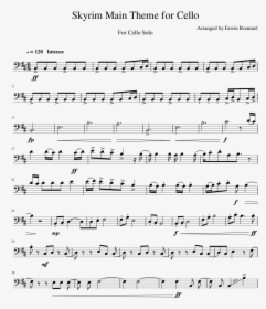 Skyrim Theme For Cello, HD Png Download, Transparent PNG