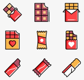 Chocolate Snack Icon Vector, HD Png Download, Transparent PNG