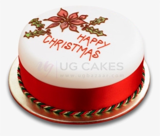 Cake Round Fondant Christmas, HD Png Download, Transparent PNG