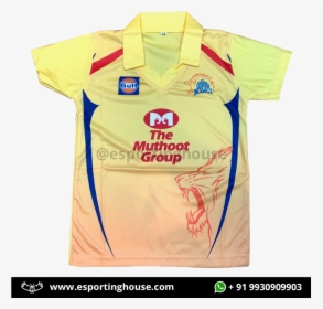 Chennai Super Kings Jersey 2019, HD Png Download, Transparent PNG