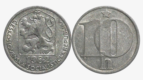 10 Haleru Csk - 2 Swiss Franc Coin, HD Png Download, Transparent PNG