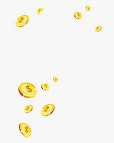 Floating Gold Coin - Gold Coin Png, Transparent Png, Transparent PNG