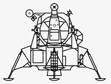 Apollo Lunar Module Clipart - Apollo Lunar Module Drawings, HD Png Download, Transparent PNG