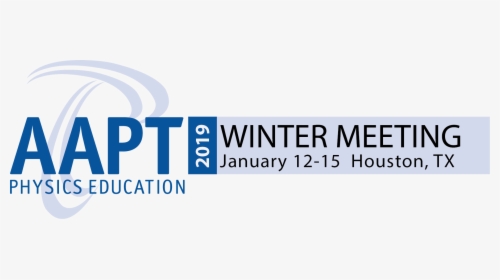 Aapt Winter Meeting 2019 In Houston, - American Association Of Physics Teachers, HD Png Download, Transparent PNG