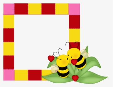 Transparent Paisley Clipart - Clip Art Of Bees Border, HD Png Download, Transparent PNG