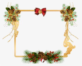 Transparent Joy Clipart - Transparent Christmas Frame Png, Png Download, Transparent PNG