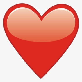 Coraçao Corazon Heart Emoticon Emotions Emoji Clipart - Transparent Background Red Heart Emoji, HD Png Download, Transparent PNG