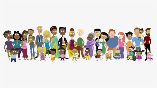 Family Portrait - Cartoon, HD Png Download, Transparent PNG