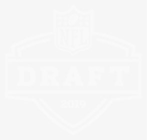 Nfl Draft 2019 Logo - Nfl Draft Logo White, HD Png Download, Transparent PNG