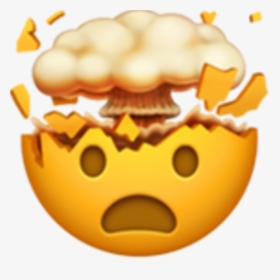 Mind Blown Emoji Apple - Mind Blown Discord Emoji, HD Png Download, Transparent PNG