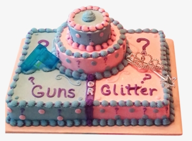 Guns And Glitter Theme Cakes, HD Png Download, Transparent PNG
