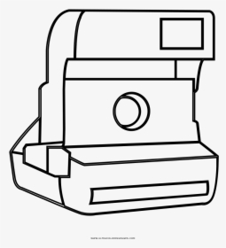 Polaroid Coloring Page - Line Art, HD Png Download, Transparent PNG