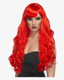 Transparent Red Wig Png - Fancy Dress Wigs, Png Download, Transparent PNG