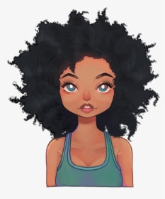 Afro Hair Drawing, HD Png Download, Transparent PNG