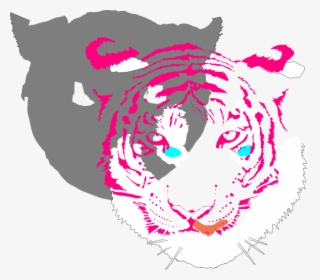 Transparent Bengal Clipart - Transparent White Tiger Logo, HD Png Download, Transparent PNG
