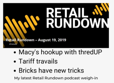 Retail Rundown Podcast, HD Png Download, Transparent PNG