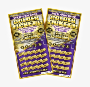- Wonka Golden Ticket Lottery - Wonka Golden Ticket Lottery, HD Png Download, Transparent PNG