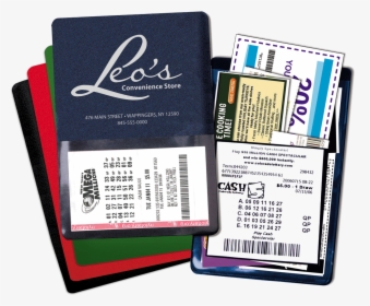 Picture Of Branded Lottery Ticket/coupon Holder - Lottery Ticket Folder, HD Png Download, Transparent PNG