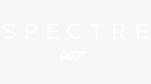 Spectre 300dpi White Logo - James Bond Poster Spectre Font, HD Png Download, Transparent PNG