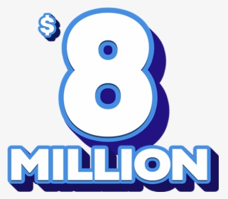 Powerball 8 Million, HD Png Download, Transparent PNG